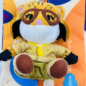 Salesforce Appexchange Mascot Appy Bobcat 6" Plush Doll‎ Zippered Pouch Clip On
